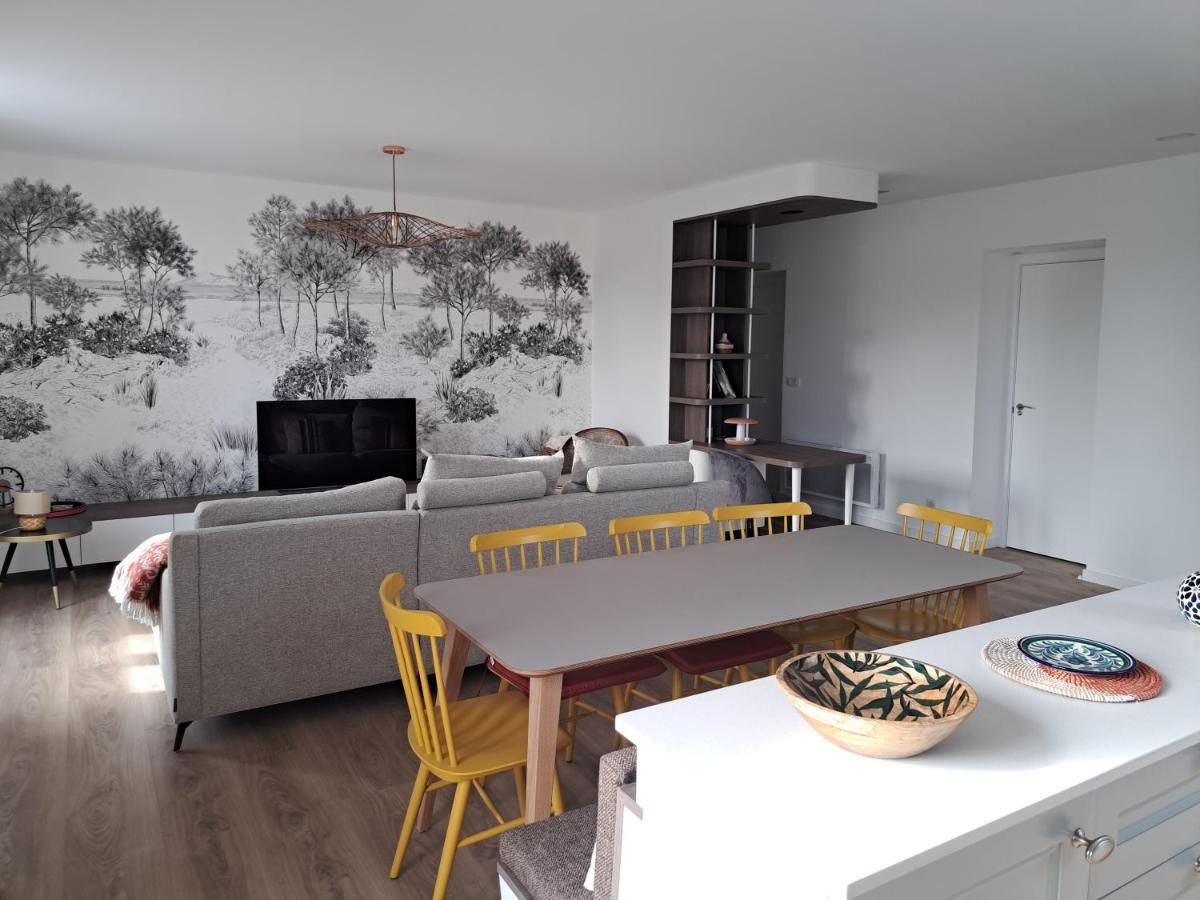 Superbe Appartement T3 Au Centre Plage .Parking Hendaya Exterior foto
